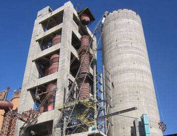 preheater_building_85_mtr_height_blending_silo_80_mtr_whr_building_at_udaipur